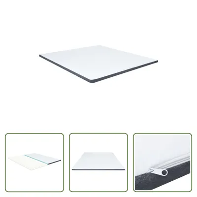 Image de The Living Store Surmatelas pour lit à sommier 200 x 180 x 5 cm