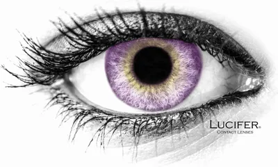 Image de Lucifer® Cloud Violet lentilles de contact non dioptriques colorées