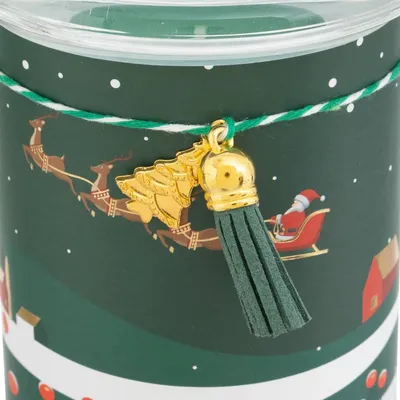 Produktbild von Bedruckte duftkerze 265g glasbehälter assortiert - Feeric Lights & Christmas