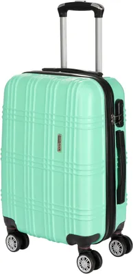 Produktbild von BRUBAKER Handgepäck Hartschalen Koffer Bahamas - Erweiterbarer Reisekoffer mit Zahlenschloss, 4 Rollen und Tragegriffen - Trolley, Mint