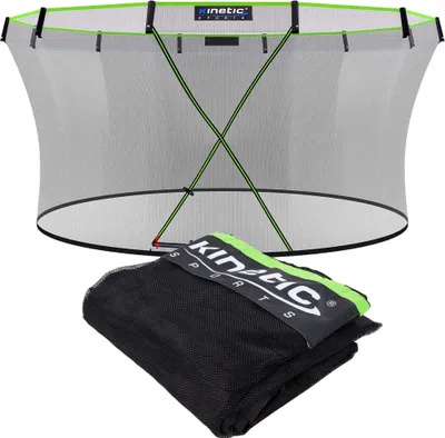 Produktbild von KINETIC SPORTS Trampolin Sicherheitsnetz für Gartentrampolin Modell Ultimate Pro Ersatz Netz Fangnetz, ø 427 cm