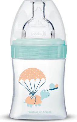 Zdjęcie produktu dla Dodie 6161555 Sensation+ PP Bottle 150 ml Rupture 0–6 m Butelka dla niemowląt + smoczek, pojemność 150 ml, bez