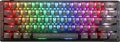 Image de Ducky One 3 Aura Black Mini Gaming Keyboard RGB LED - MX-Silent-Red - Clavier - QWERTY