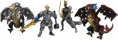 Zdjęcie produktu dla Rycerze Smoki Figurki Fantasy Zestaw Figurek