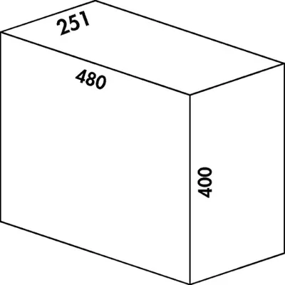 Image de HAILO 3666-13 Trieur de déchets 30 (3x10) litres TERZETT à partir d'une largeur d'armoire de 30 cm