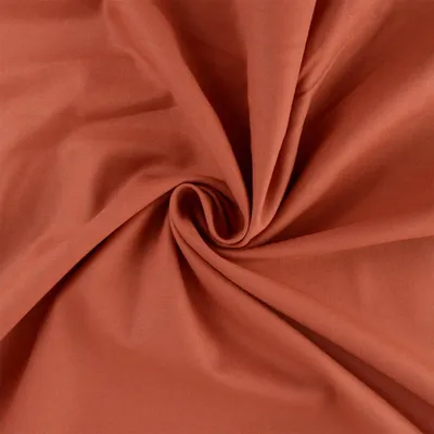 Productafbeelding van Stoffen coupon, popeline katoen, Tiny - 0,5 meter - Terracotta | van Craft Loom