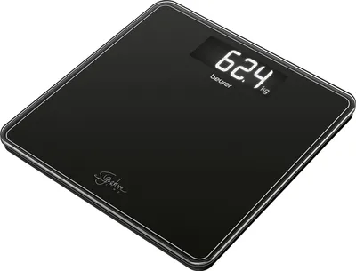 Produktbild von BEURER GS 400 BLACK 735.78 GS 400 735.78 Black Personenwaage (735.78)