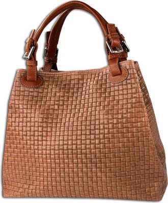 Produktbild von Toscanto Leder Tasche Handtasche Umhängetasche braun OTT164HC