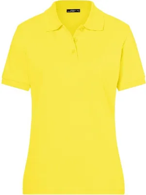 Produktbild von James & Nicholson Damenpoloshirt Classic, Gr. M,gelb
