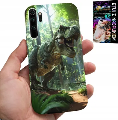 Immagine prodotto di Xiaomi Note 8 - Custodia Dino Dinozaur Tyranozaur + Folia