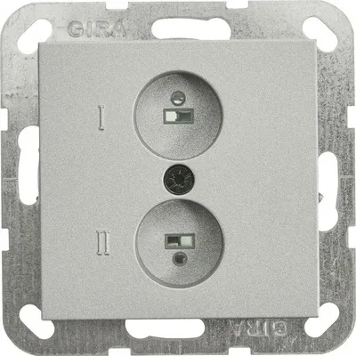 Immagine prodotto di Gira 040226 Presa per altoparlanti stereo Sistema 55 Colore alluminio