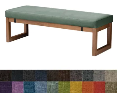 Produktbild von Sitzkissen für Sofa und Gartenbank 100x40x5cm Achatgrün