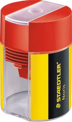 Image de Boîte à pointes ronde rouge/jaune Paquet de 10 pièces