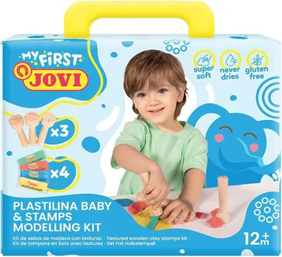 Zdjęcie produktu dla Jovi 374WS Glina do modelowania dla dzieci 4 x 38 g