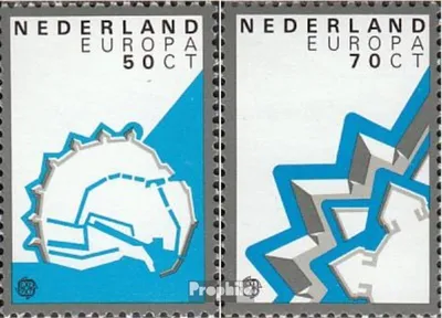 Produktbild von Briefmarken Niederlande 1982 Mi 1219-1220 (kompl.Ausg.) postfrisch Historische Ereignisse