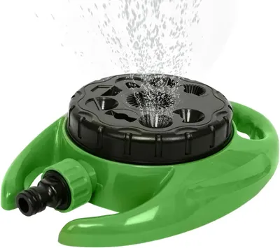 Immagine prodotto di Irrigatore da giardino - Irrigatore per prato - Irrigazione automatica - Rotazione a 360 gradi - 22,4 x 15,2 cm - Verde