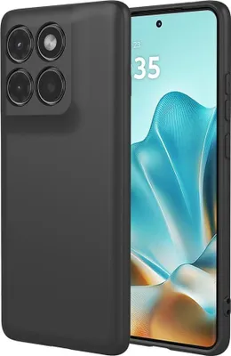 Produktbild von Motorola Edge 60 / Edge 60 Fusion Hülle - Coverup Colour TPU Back Cover - Schwarz