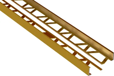 Produktbild von Effector Fliesenschiene aus eloxiertem Aluminium - Fliesenkanten Schutz - (Winkelprofil Gold) Aluprofile rostfrei Kantenschutz Fußboden Leisten Deko