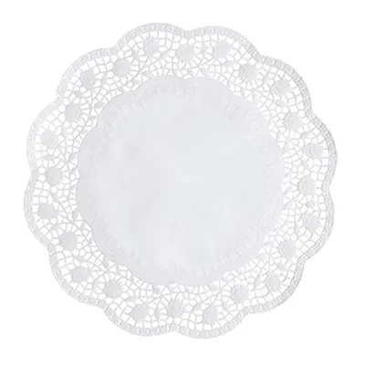 Produktbild von Papstar Tortenspitzen rund Ø 33 cm weiß, 25 x 8 Stück