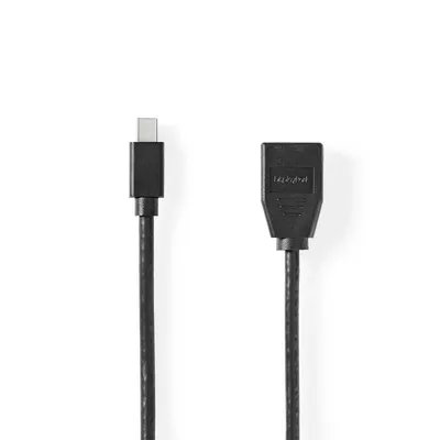 Produktbild von Nedis CCGB37454BK02, 0,2 m, Mini DisplayPort, DisplayPort, Männlich, Weiblich, 7680 x 4320 Pixel