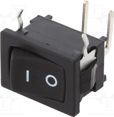 Obrázok produktu pre 1x: Pozícia: 2, 1 GΩ, D502J12S2AHQA, Wippsc, 10A/30V DC, 5A/250V AC, spínač ON-OFF, -30 ÷ 65 °C