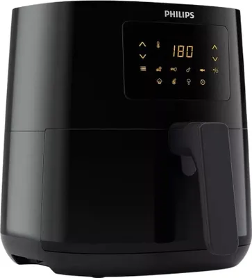 Philips Airfryer 1400W 4.1L Rapid Air Led Fettfreie Friteuse Schwarz