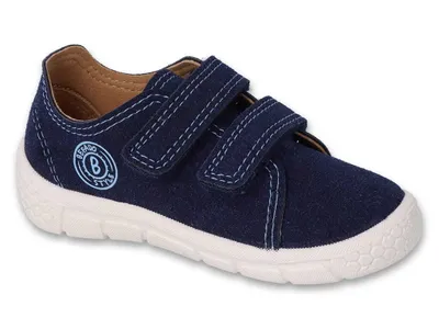 Produktbild von Jungen Sneakers Befado Honey Blau, Lederinnensohle, Klettverschluss 909P007 909X007