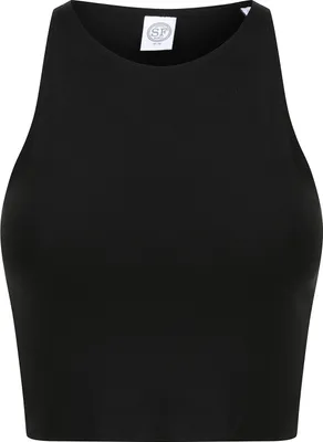 Immagine prodotto di SF - Top corto da donna RW7949 (XS) (Nero)