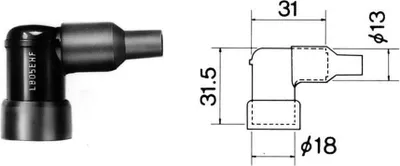 Produktbild von NGK Zündkerzenstecker Kerzenstecker 8327