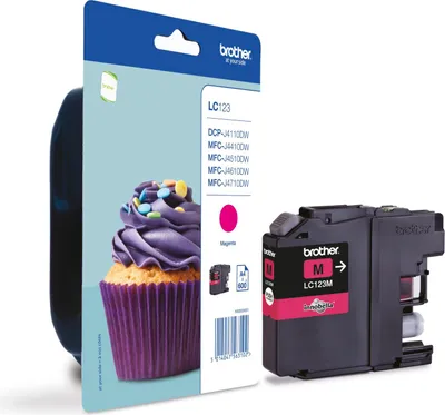 Produktbild von Brother LC123M Druckerpatrone magenta