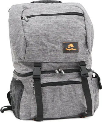 Produktbild von CampFeuer 20 Liter Rucksack mit Kühlfach, grau, leicht und wasserdicht, Isoliertasche, Lunchtasche