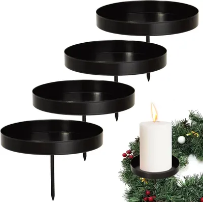 Productafbeelding van Kaarshouders Set - Kroonkaarsen Houders - Sfeervol Decoreren - Stabiele Basis - 8 cm Hoog - Goudkleurig
