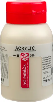 Immagine prodotto di Talens Art Creation pittura acrilica in bottiglia 750 ml - Titanbuff Dark 290