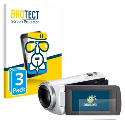 Produktbild von 3x BROTECT Schutzglas für Panasonic HC-V480MS Schutzfolie Panzer Folie Glas Display Schutz klar