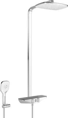 Produktbild von Hansa Emotion Wellfit Duschthermostat mit Duschsystem Anthrazit/Chrom