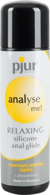 Produktbild von pjur Analyse me! - 250ml - Entspannendes Gleitgel für den Analbereich - auf Silikonbasis - mit Jojoba