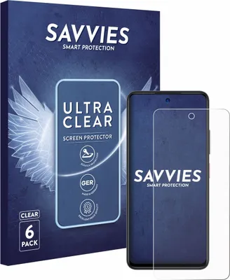 Produktbild von 6x Für ZTE Blade A75 5G Schutzfolie Savvies Displayschutz Display Schutz Folie Klar Transparent