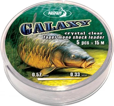 Produktbild von Katran shock leader GALAXY 0,33-0,57 mm - 5x15m - Clear