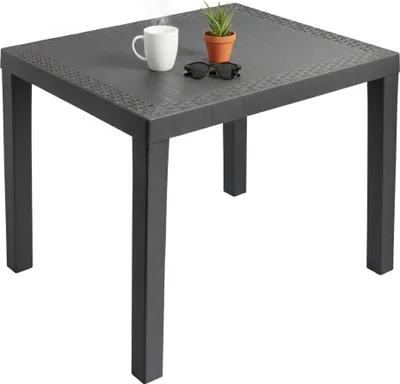 Produktbild von Cobbtown - Gartentisch, 78x65x72h cm Anthrazit, 4 Plätze,  Italy