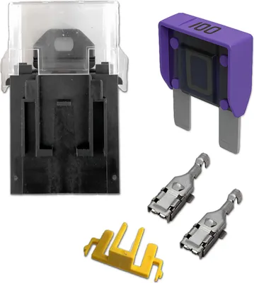 Produktbild von Sicherungshalter | MTA MaxiVAL Standard | 32V | inkl. 100A Sicherung | anreihbar