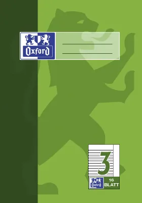Produktbild von Oxford 100050395, Grün, A5, 90 g/m²