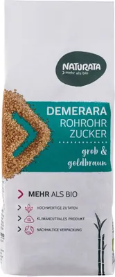 Obrázek produktu pro Demerara surový třtinový cukr - hrubý a zlatohnědý 1kg