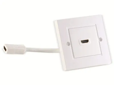 Obrázok produktu pre SMART-MULTIMEDIA HDMI nástenná zásuvka 1 port, s káblom, 4K