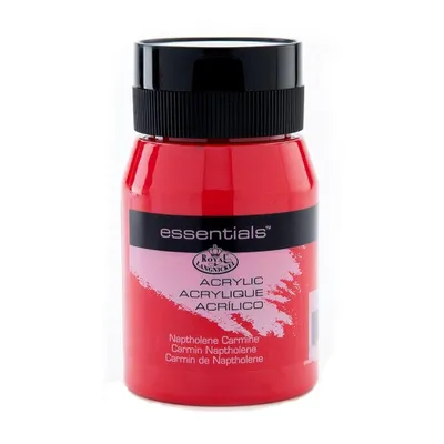 Obrázok produktu pre Akrylová farba Royal & Langnickel Essentials, 500 ml, naftolénkarmín