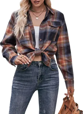 Damen Bluse Langarm Musselin - Leicht & Luftig Für Sommer