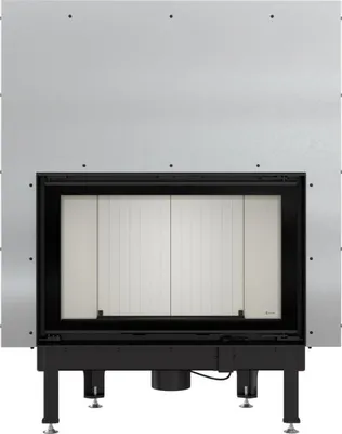 Produktbild von Kamineinsatz aus Stahl KRATKI NADIA 12 kW Ø 200 mit Schiebetür mit Türfeder