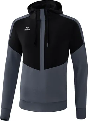 Produktbild von Erima Squad Kapuzensweat Herren - Schwarz / Slate Grey