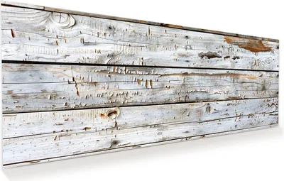 Produktbild von Glasbild 100x40cm in XXL für Wohnzimmer, Schlafzimmer Motiv Verwitterte Holzbretter