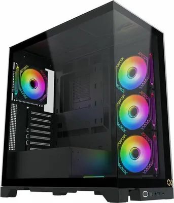 Zdjęcie produktu dla Xigmatek 81163, Czarny, ATX, micro ATX, Mini-ITX, SPCC, Szkło hartowane, Wielo, 18 cm, 42 cm