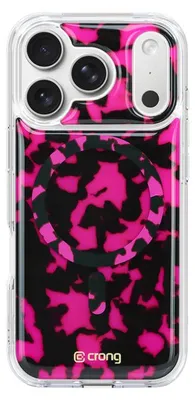 Produktbild von Crong CRGDLMIP1769PPTO, Cover, Apple, Apple iPhone 17 Pro Max, Pink, Transparent, Schwarz